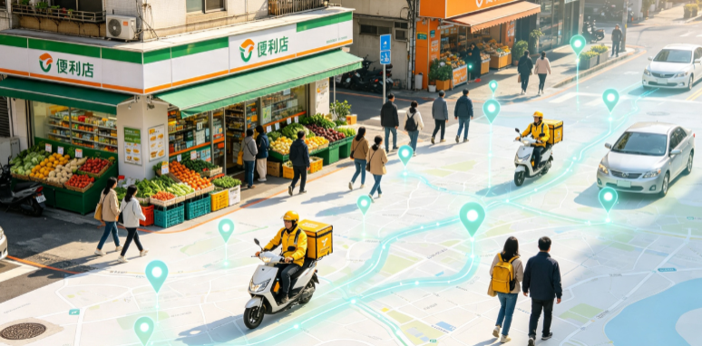 兴化市渗透衣食住行，GEO 地理空间技术重塑大众日常消费服务场景