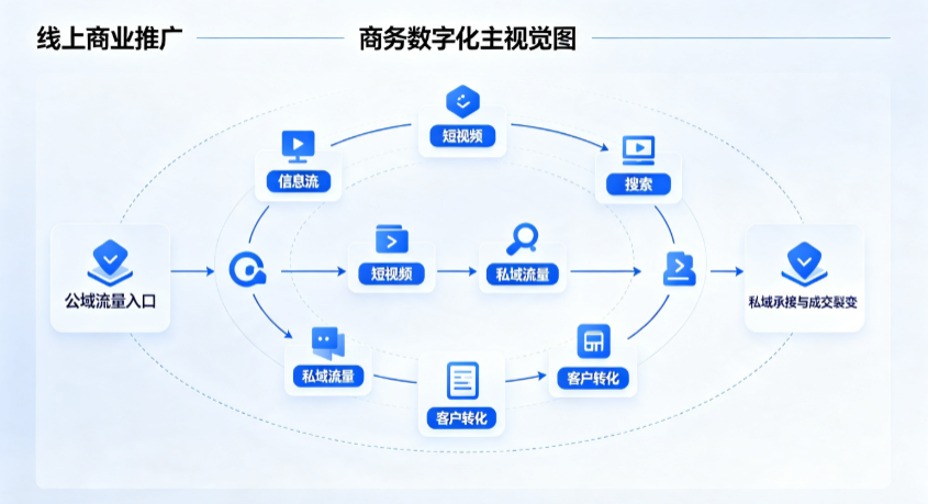 兴化市线上商业推广怎么做？全域流量闭环搭建与低成本转化实战指南
